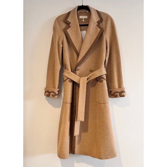 Vintage Escada Wool Trench Coat - Picture 1 of 14